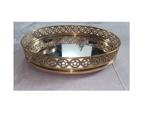 <b>Mirror</b> Vanity <b>Tray</b> Gold - Product Image 1