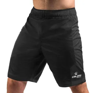 Leichte schwarze MMA Shorts Custom Fight Shorts Grau BJJ Boxing Gym Herren Rot Blau Martial Arts Wear Custom Packing Herren