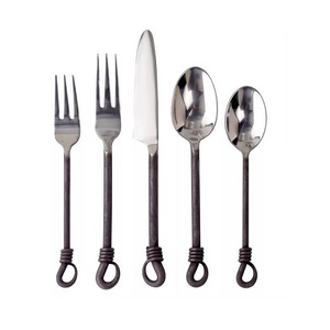 Stainless Steel Cutlery <b>Set</b> <b>Set</b> Of 5 Pieces <b>Spoon</b> <b>Fork</b> And <b>Knife</b> With High Quality Kitchenware Cutlery <b>Set</b> - Product Image 2