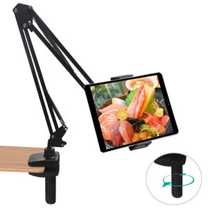 Có thể điều chỉnh nhôm hợp kim cổ ngỗng khung cánh tay cho điện thoại máy tính bảng bàn đứng linh hoạt gắn giường làm việc <span class=keywords><strong>iPad</strong></span> Điện thoại di động tương thích - Product Image 1
