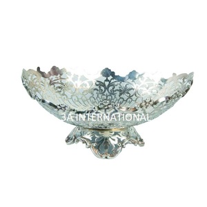 Bol de service alimentaire en laiton poli de fabrication indienne, hôtel de luxe, restauration, utilisation, serveur, plat, Casserole, bol de service - Product Image 6