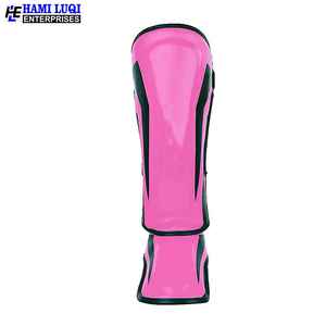 แผ่นรองหน้าแข้งสำหรับฝึกมวยไทยหนังวัวคุณภาพสูงขนาดที่กำหนดเองได้ - Product Image 2