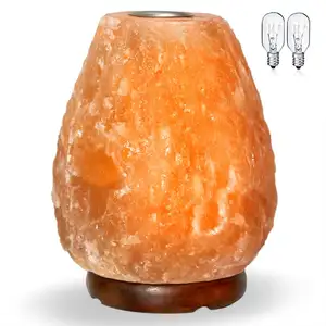 saltite包1香气喜马拉雅盐灯与调光器 & 小盘子扩散精油-盐灯夜灯aromathe