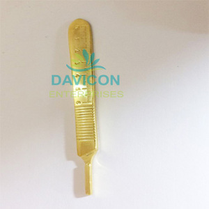 Manche de scalpel manuel en acier inoxydable allemand, instruments orthopédiques - la base des outils chirurgicaux, certifié CE - Product Image 2