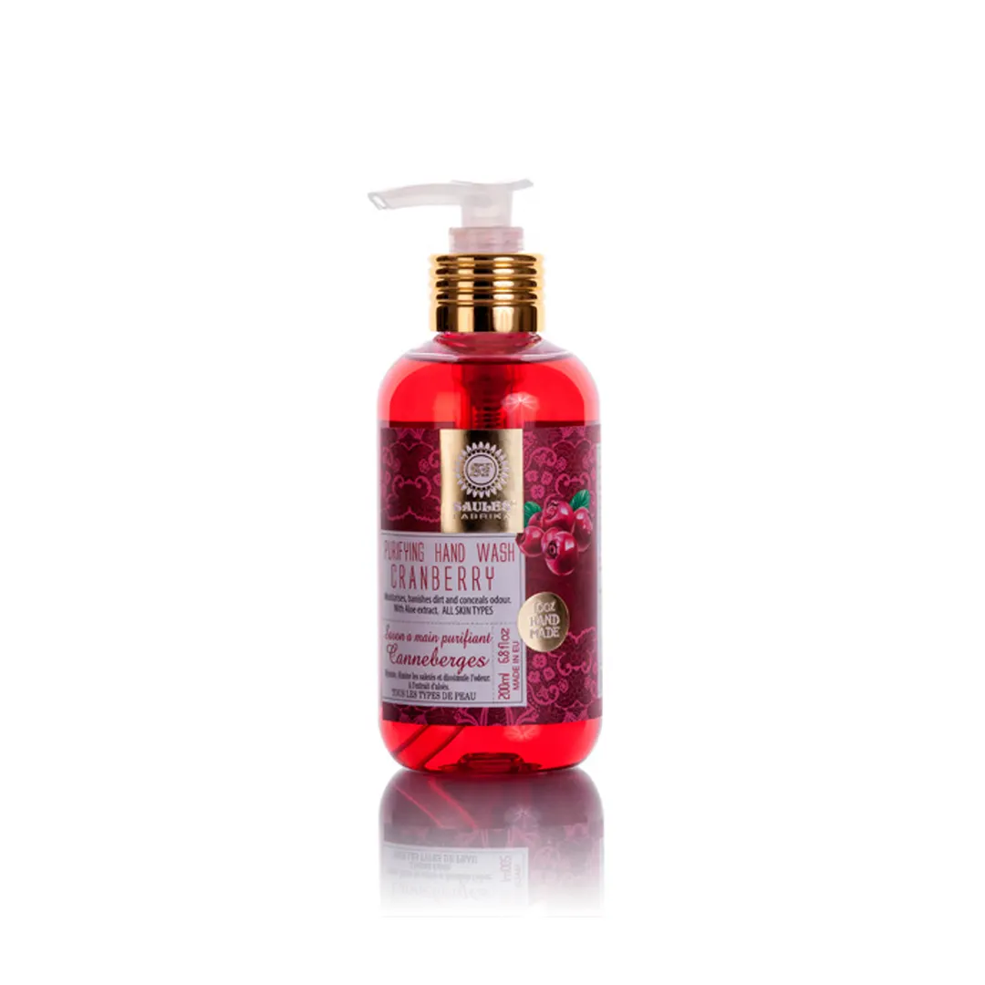Lieferant von 200ml Cranberry Fragrance Liquid Hand waschseife für empfindliche Haut