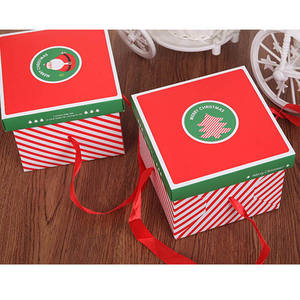 Custom <strong>Christmas</strong> Paper Box <strong>Christmas</strong> <strong>Eve</strong> Candy Biscuit Cookie <strong>Large</strong> Paper <strong>Boxes</strong> with Handle - Product Image 1