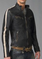 Veste en cuir Slim X Men Wolverine en cuir marron