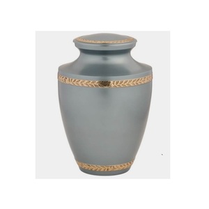 Urnes de crémation pour adultes en laiton doré et blanc, pour cendres humaines personnalisées, très vendues, fabricant indien à bas prix - Product Image 6