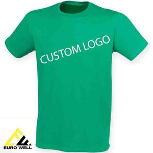 T-shirt pour hommes, estival et personnalisé, en coton, plusieurs couleurs, respirant, avec impression, grande taille, collection 2021 - Product Image 5