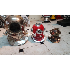 Casco de Buceo Antiguo, Artículos Marítimos, Decoración Moderna para el Hogar, Casco de Buceo para Mesa de Salón - Product Image 5