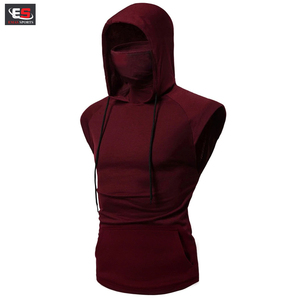 Sudaderas sin Mangas de Alta Calidad para Hombre, Ropa Deportiva de Otoño, Secado Rápido, Spandex/Poliéster para Entrenamiento en Gimnasio y Fisicoculturismo 2024 - Product Image 5
