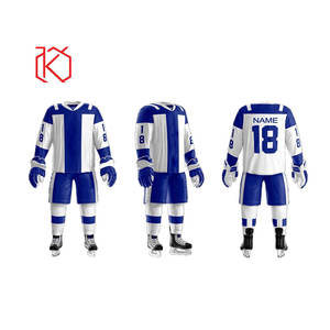 Uniformes de hockey sobre hierba de poliéster 100% para hombre al mejor precio, camisetas de sublimación bordadas de equipo transpirable para jugadores de hockey sobre hielo - Product Image 5