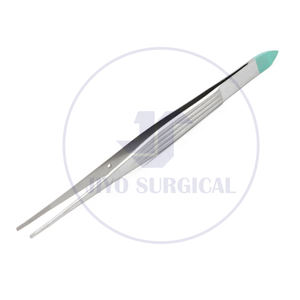 Forceps chirurgical à tissus non dentelés McIndoe de 15 cm, en acier inoxydable, réutilisable - Product Image 3