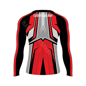Fabricante al por mayor más vendido de alta calidad diseño de impresión personalizada Rash Guard BJJ MMA rashguard - Product Image 6