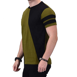 Camiseta con dobladillo curvo de ajuste Regular de algodón 100% para hombre, con estampado por sublimación, ropa deportiva de estilo callejero - Product Image 4