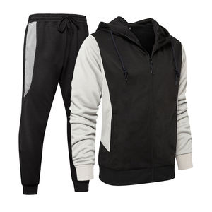 Custom 2-Piece <b>Set</b> Men's Cotton Tracksuit Jogger Sportswear <b>Cheap</b> for Adults Use at <b>Gym</b> in Spring Season - Product Image 4