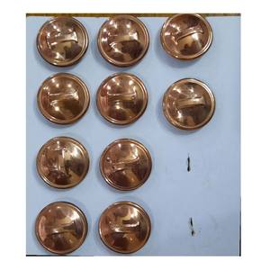 Botones de Abrigo Personalizados con Grabado OEM, Botones Tácticos de Alta Calidad con Vástago de Cobre, Tamaño de 19 mm, Enchapados en Encaje para Chaquetas - Product Image 1