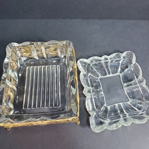 Metal and <b>Glass</b> Lidded <b>Box</b> Handmade Creations - Product Image 1