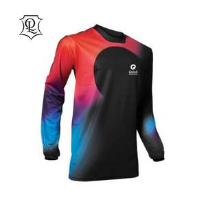 Maillot de motocross respirant en polyester, grande taille, taille personnalisée, vêtements de sport automobile pour adultes - Product Image 5