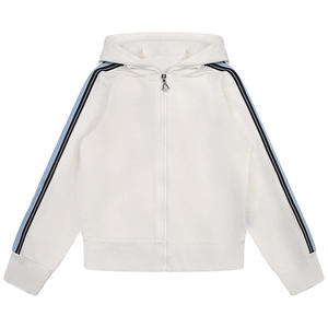 Sweat-shirt à glissière Flexible pour enfants, en coton/polaire, capuche élégante à vendre - Product Image 5