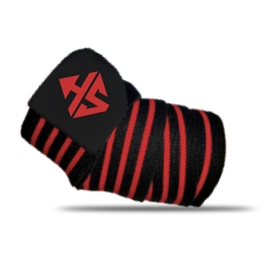 Biểu tượng tùy chỉnh hỗ trợ đầu gối sọc an toàn thể thao miếng đệm Brace phòng tập thể dục đầu gối kết thúc tốt đẹp Băng đầu gối tay áo cử tạ - Product Image 2