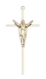Croix de jésus doré en laiton, fournitures murales suspendues d'église, cuivworld inde - Product Image 6
