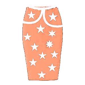 Conjunto de ropa de verano para mujer, jersey de punto de algodón, Falda de tubo con estampado, a la moda, India - Product Image 6