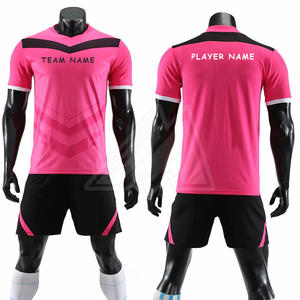 OEM vente en gros 2023 2024 nouvelle saison équipe de club maillot de football chemises hommes football shorts ensembles logo personnalisé 100% polyester - Product Image 3