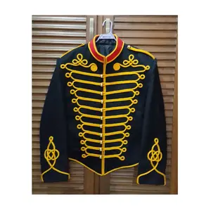 Royal Artileri Pelisse Jaket Tunik Circa Seragam Marching Band untuk Parade Seluruh Penjualan Mantel Taktis Disesuaikan