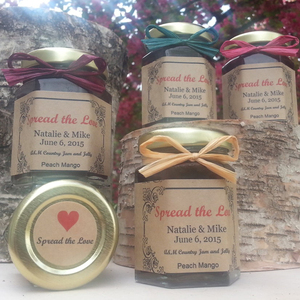 Impression personnalisée en gros auto-adhésif cadeau de vacances rond en papier kraft Mason Canning Jar autocollant étiquette pour confiture et gelée - Product Image 5