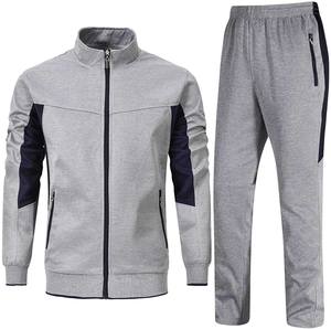 Ensemble de survêtement de sport unisexe OEM, ensembles de jogging personnalisés, vêtements de course, motif uni - Product Image 6