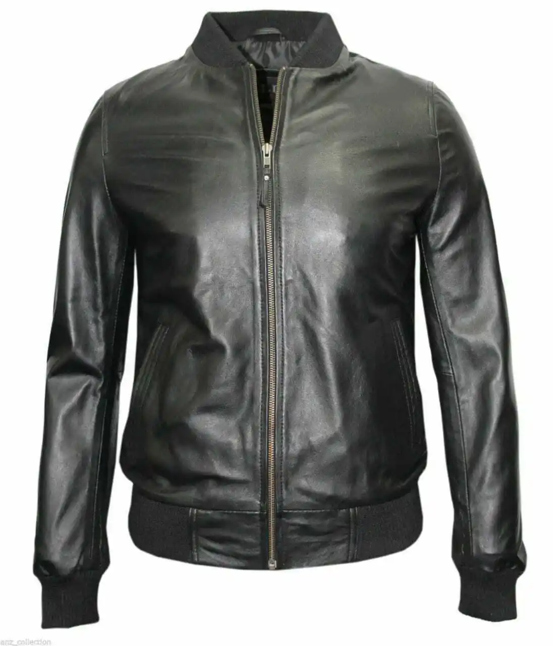2021 New Arrival Men Leather Jacket Bomber Style Bike Rider Black Leather With Wholesale Price