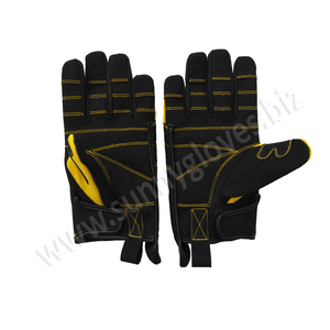 Gants mécaniques en cuir pour la protection des mains, excellente qualité, pièces - Product Image 3