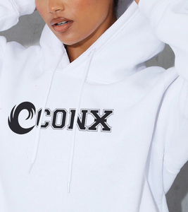 100% coton Logo personnalisé femmes grande taille pull à capuche confortable respirant longue conception anti-rétrécissement hiver Streetwear - Product Image 6