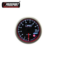 60mm Universal OEM ODM Layar LED 3 Warna Baru untuk Pengukur RPM Motor Stepper Tachometer dengan Peringatan Peak Recall untuk Mobil