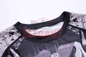 BJJ Rash Guard Ropa de compresión Diseño personalizado MMA Entrenamiento gimnasio Impreso Rash Guards Mma Sublimación Rash Guard - Product Image 3