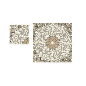 Carrelage de sol en céramique numérique poli couleur grise 400x400mm - Product Image 2