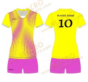 Maillots de volley-ball d'équipe unisexes pour adultes en gros, personnalisés, entièrement imprimés par sublimation, mélange polyester-spandex, été - Product Image 5