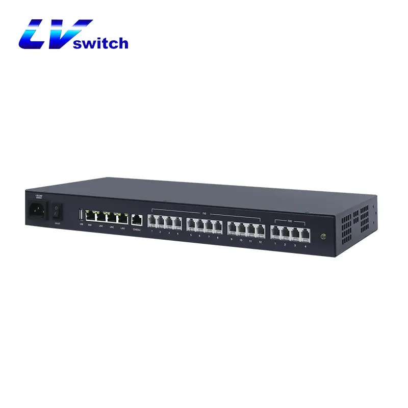 Lvswitch IP PBX 800 vardır Kayıt, SSMN, Sesli Mesaj, CRBT in.