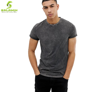 T-shirt en laine pour homme, Design personnalisé de haute qualité, avec Logo imprimé sur mesure, collection 2021 - Product Image 2