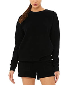 Meilleur Style BELLA + CANVAS Sweat-shirt à col rond suédé Shop Style Bella Ladies Sponge Fleece Wide Neck Sweatshirt - Product Image 1