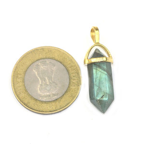 Pendentif personnalisable en argent sterling avec lapis-lazuli, style bohème, pour homme et femme, idéal pour les occasions festives - Product Image 3