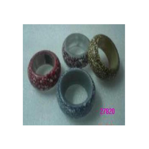 Décorations de table à manger artisanales ronds de serviette pour décor de fête cadeaux ensemble de 4 pièces - Product Image 1