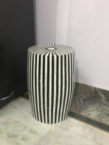 Natural Creations Inc Table basse table d'appoint ensemble poli style animal multicolore incrustation d'os décoratif pour la maison prix sur l'artisanat - Product Image 3