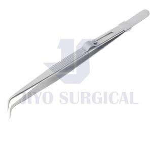 Pinzas dobladas de bloqueo deslizante de acero inoxidable Pinzas de bloqueo de precisión para uso quirúrgico y de laboratorio - Product Image 5