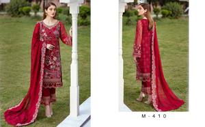 Ropa de fiesta de boda tradicional pakistaní India étnica para mujeres Fancy Lehenga Shalwar Kameez Salwar Kameez hecho de algodón de seda - Product Image 2