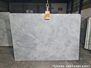 2025 Personnalisable 2cm D'épaisseur Poli Bookmatched Travertin Dalle Gris Marbre Carreaux Naturel Calcaire Appartements Hôtels - Product Image 5