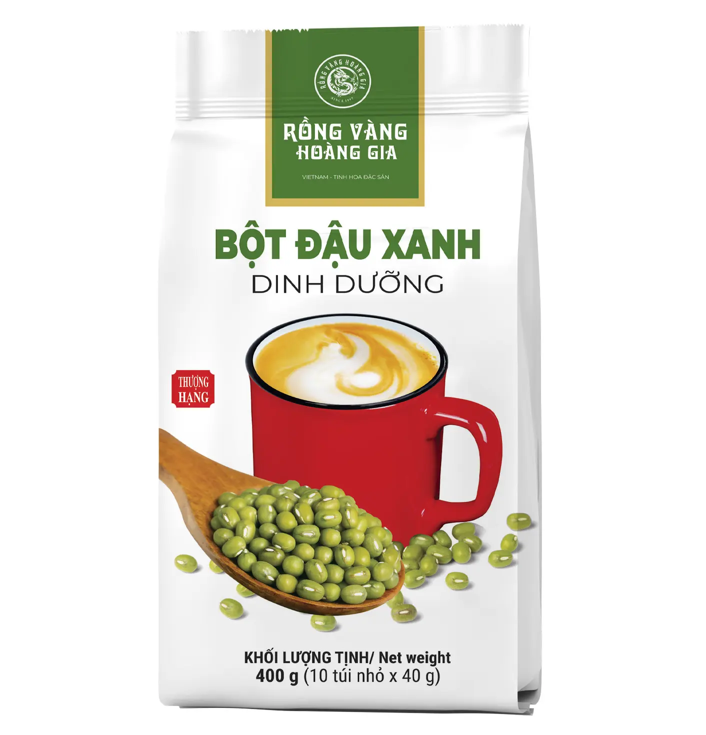 Mung bean nutrition powder Royal Golden Dragon 400g OEM Mung Bean Protein 80% Pure Organic
