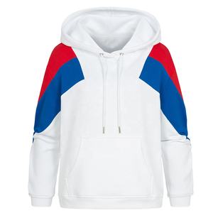 Sudaderas con capucha para hombre, jersey de retazos, sudaderas de lana de algodón con bloque de color, Tops informales con cordón y bolsillo Kanga - Product Image 1