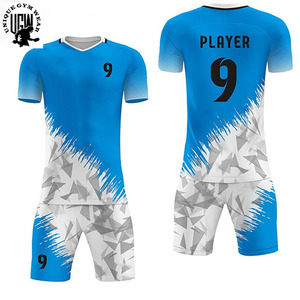 เสื้อฟุตบอลขายส่งสำหรับผู้ชายและผู้หญิง ทีมและนักเตะ ชุดกีฬาสำหรับผู้ใหญ่ ผลิตจากโพลีเอสเตอร์/ผ้าฝ้าย ระบายอากาศได้ดี ซับเหงื่อ ทรงสปอร์ต - Product Image 2